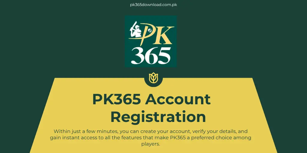 How to Register a PK365 Account